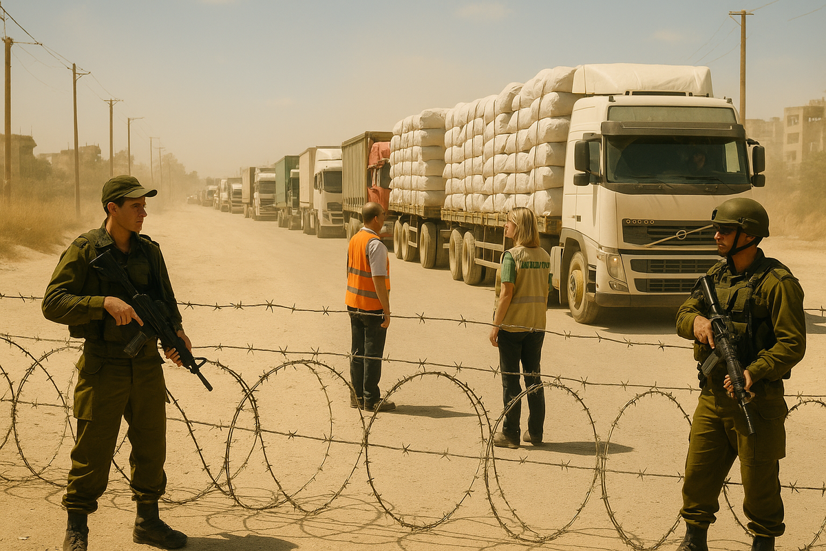 Gaza Aid Standoff Raises Global Pressure on Israel
