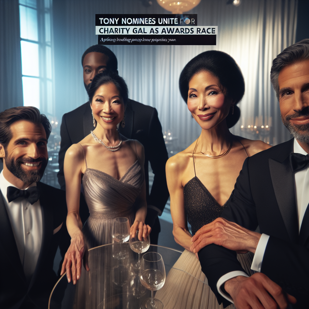 Tony Nominees Unite for Charity Gala as Awards Race Heats Up