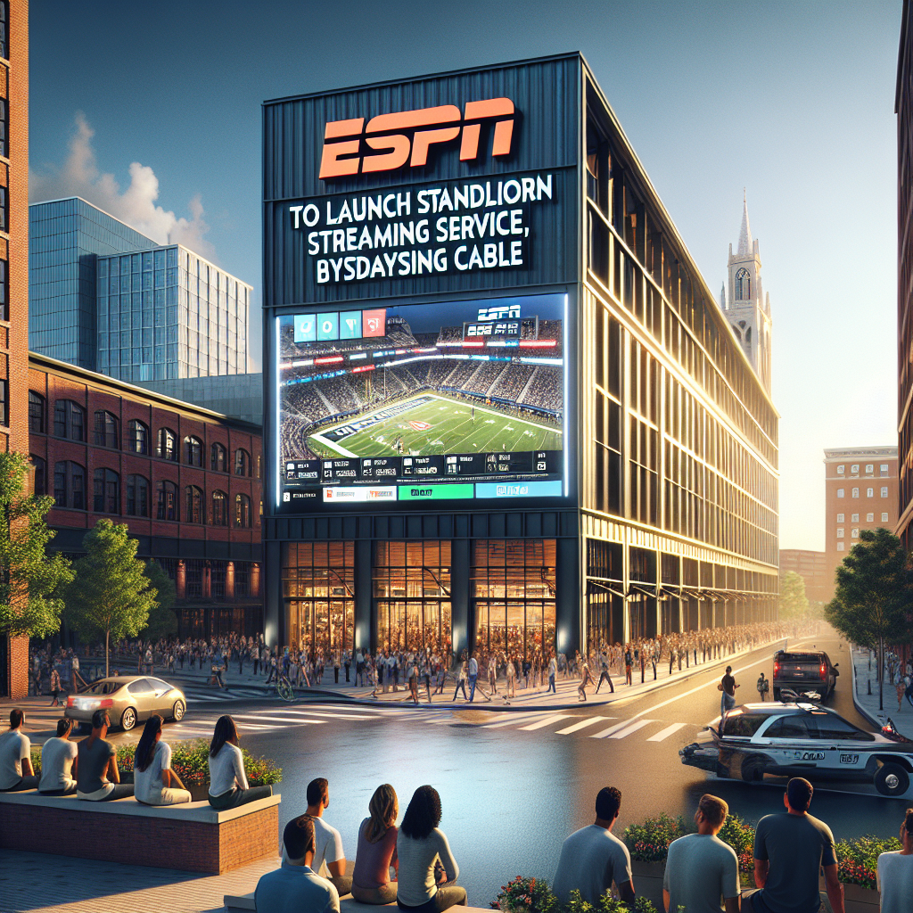 ESPN to Launch Standalone Streaming Service, Bypassing Cable