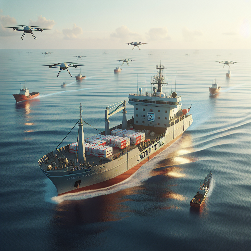 Drone Strike Hits Gaza Relief Ship in International Waters