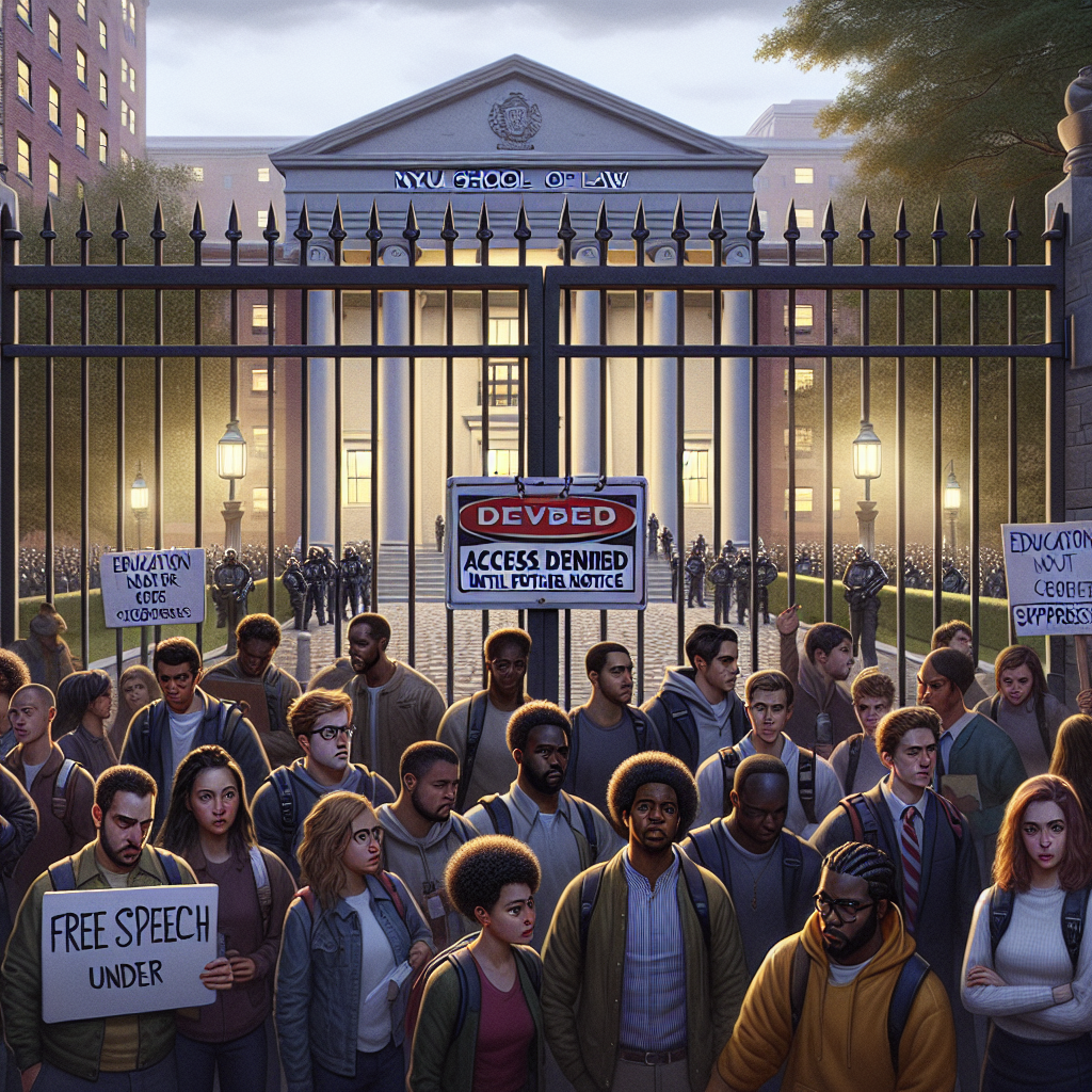 NYU Law Bans 31 Students Over Pro-Palestine Sit-Ins, Fueling Free Speech Debate