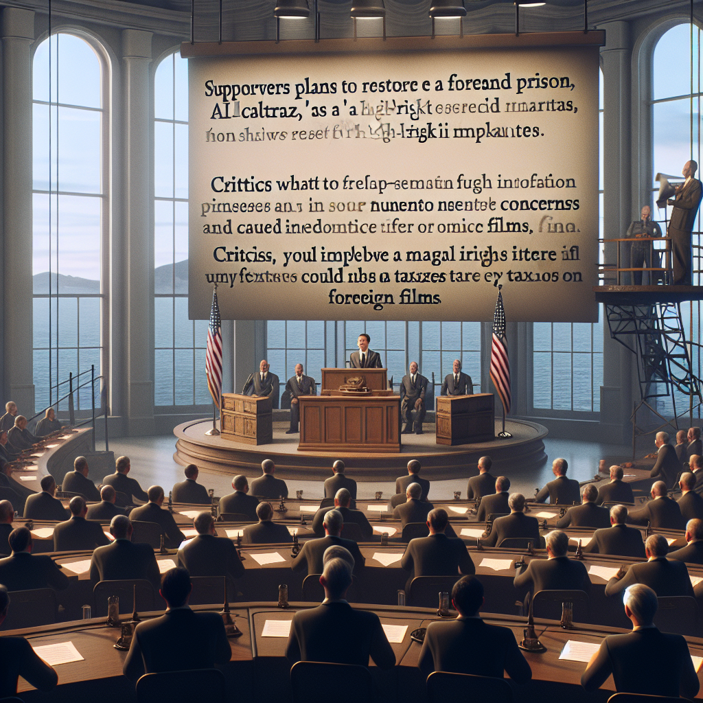 Trump Orders Alcatraz Reopening and Slaps Tariffs on Foreign Films