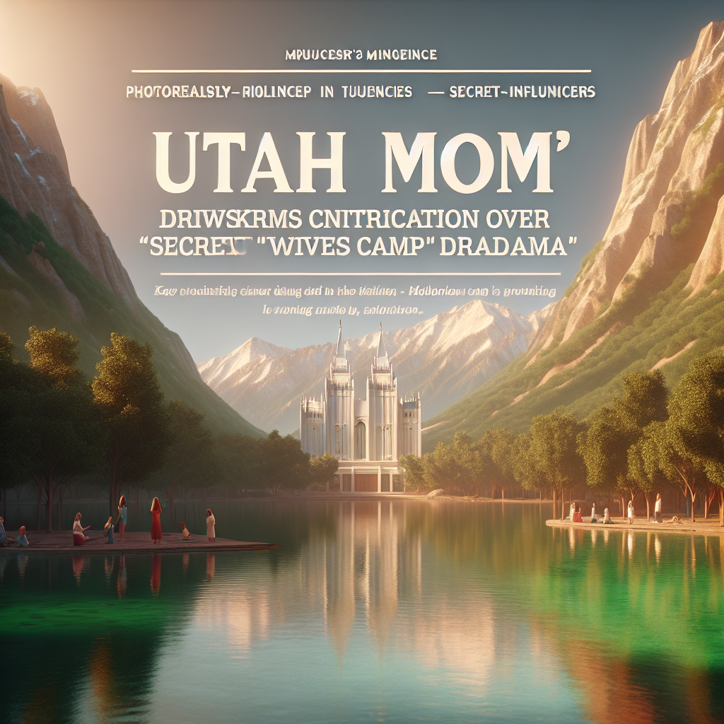 Utah Mom-Influencer Scene Draws Criticism Over Secret “Wives Camp” Drama