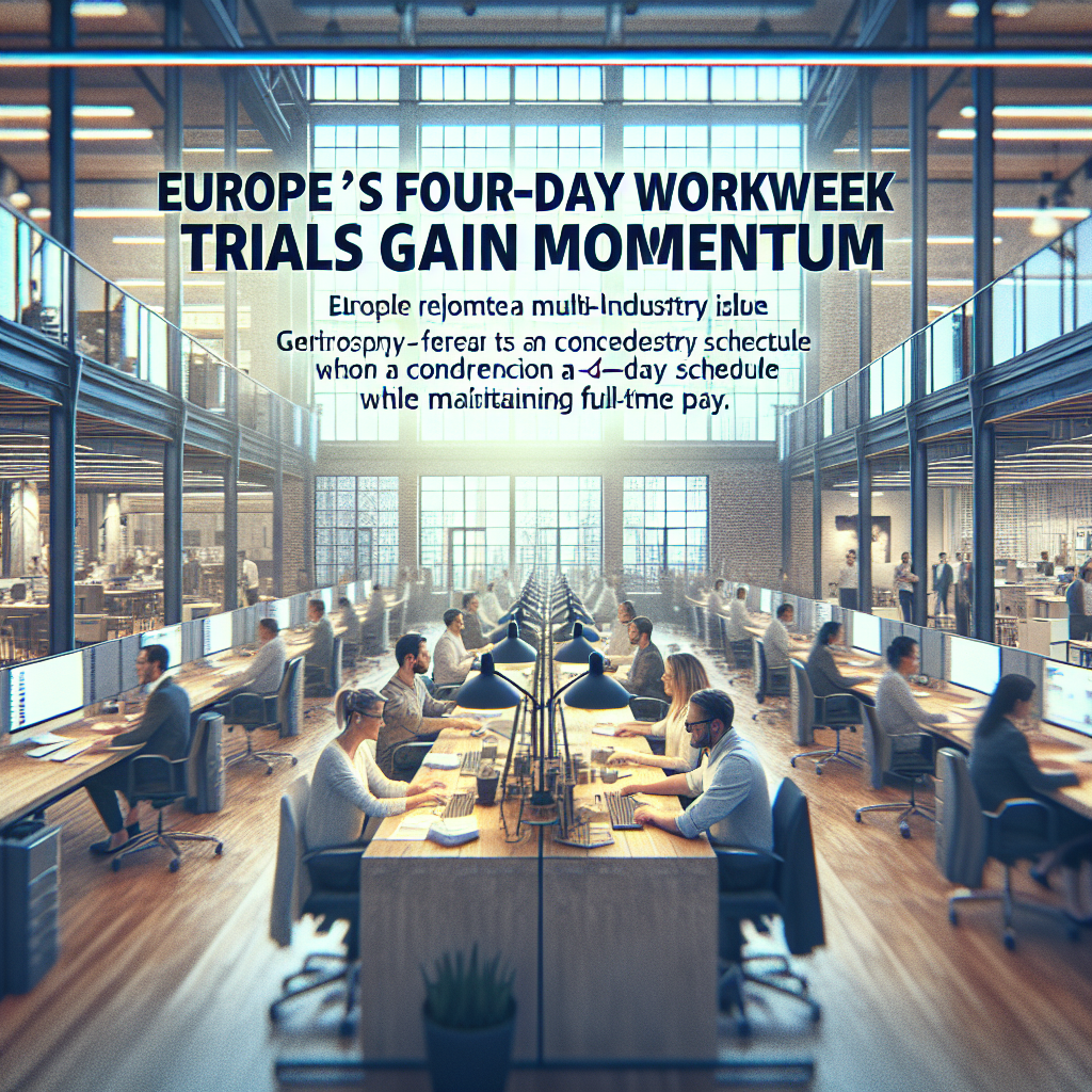 Europe’s Four-Day Workweek Trials Gain Momentum