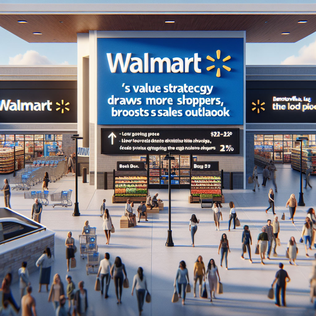 Walmart’s Value Strategy Draws More Shoppers, Boosts Sales Outlook
