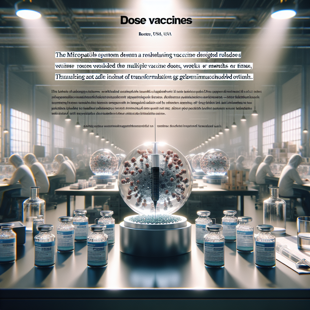 Microparticle Drug Delivery Could Revolutionize Multi-Dose Vaccines