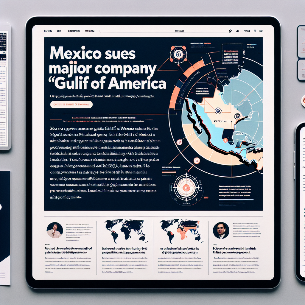 Mexico sues Google over “Gulf of America” labeling error