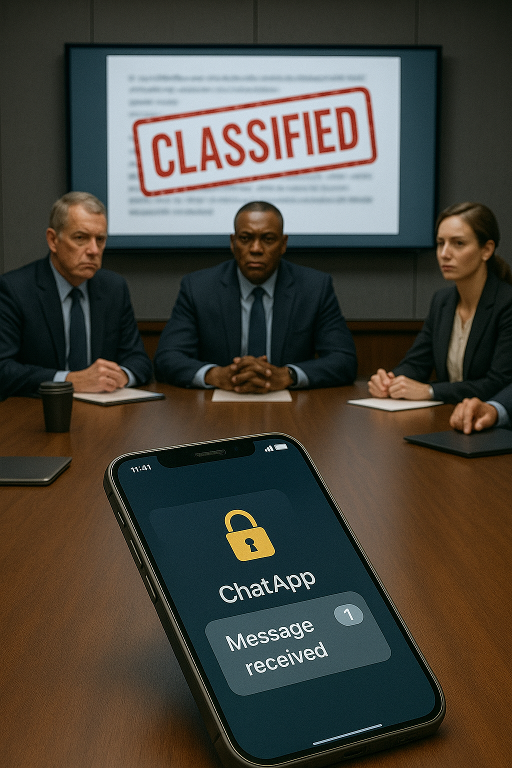 Defense Chief Faces Ouster After Chat‑App Leak