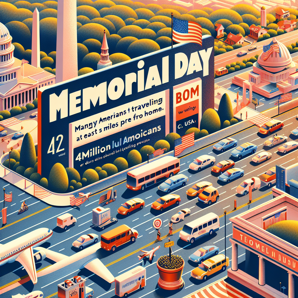 Memorial Day Travel Boom: 42 Million Americans to Hit the Road or Skies