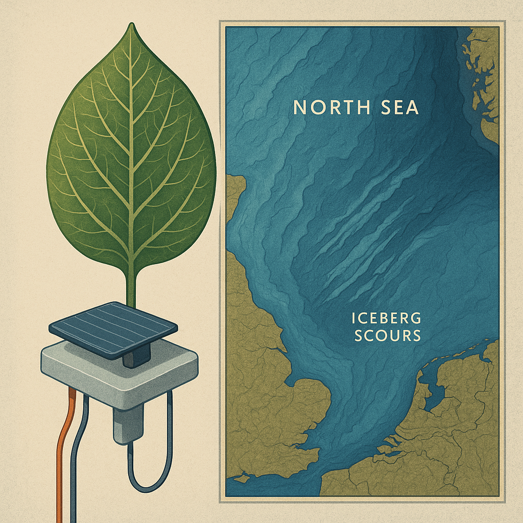 Artificial Leaf and Ancient Icebergs Reframe Climate Insights