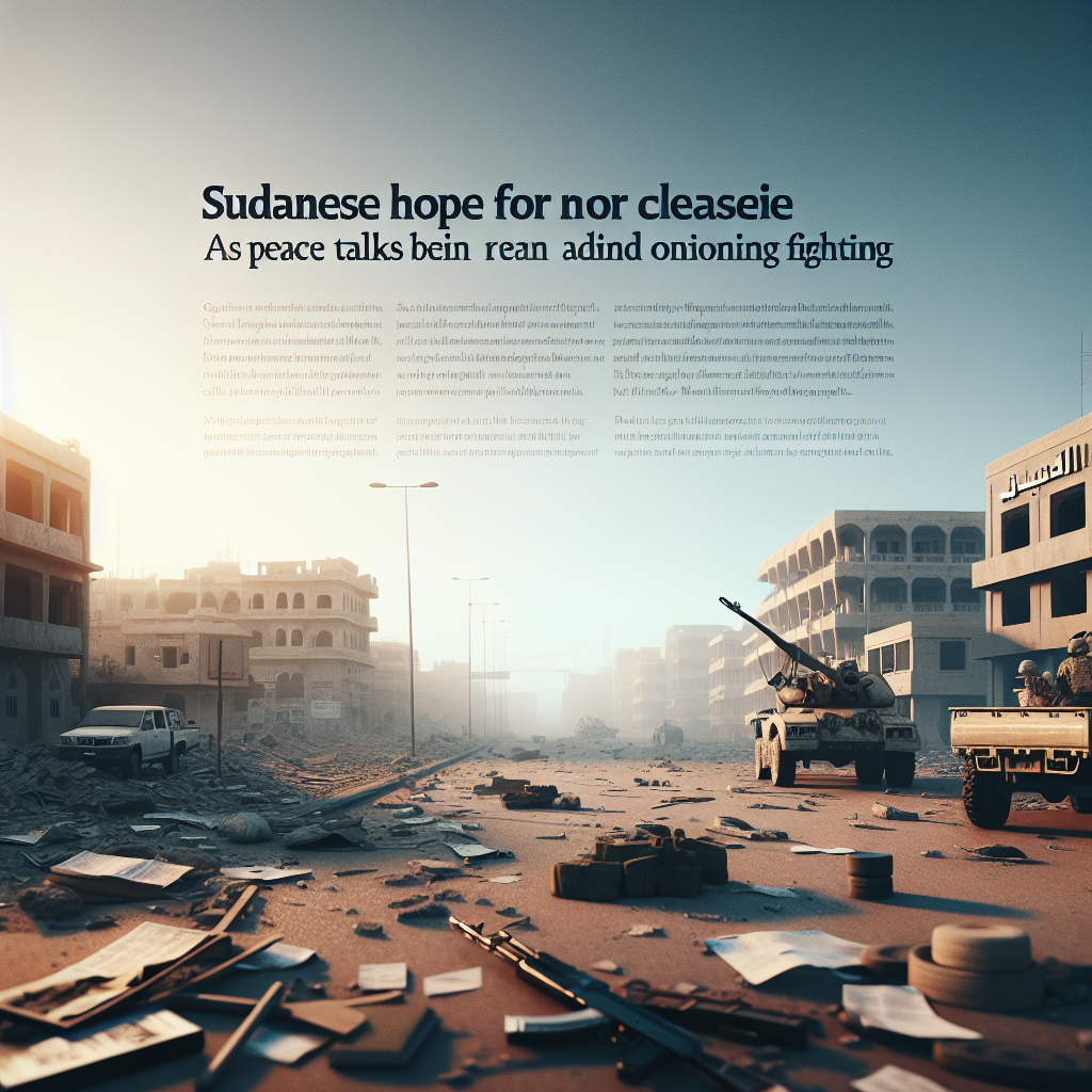 Sudanese Hope for Ceasefire as Peace Talks Begin Amid Ongoing Fighting