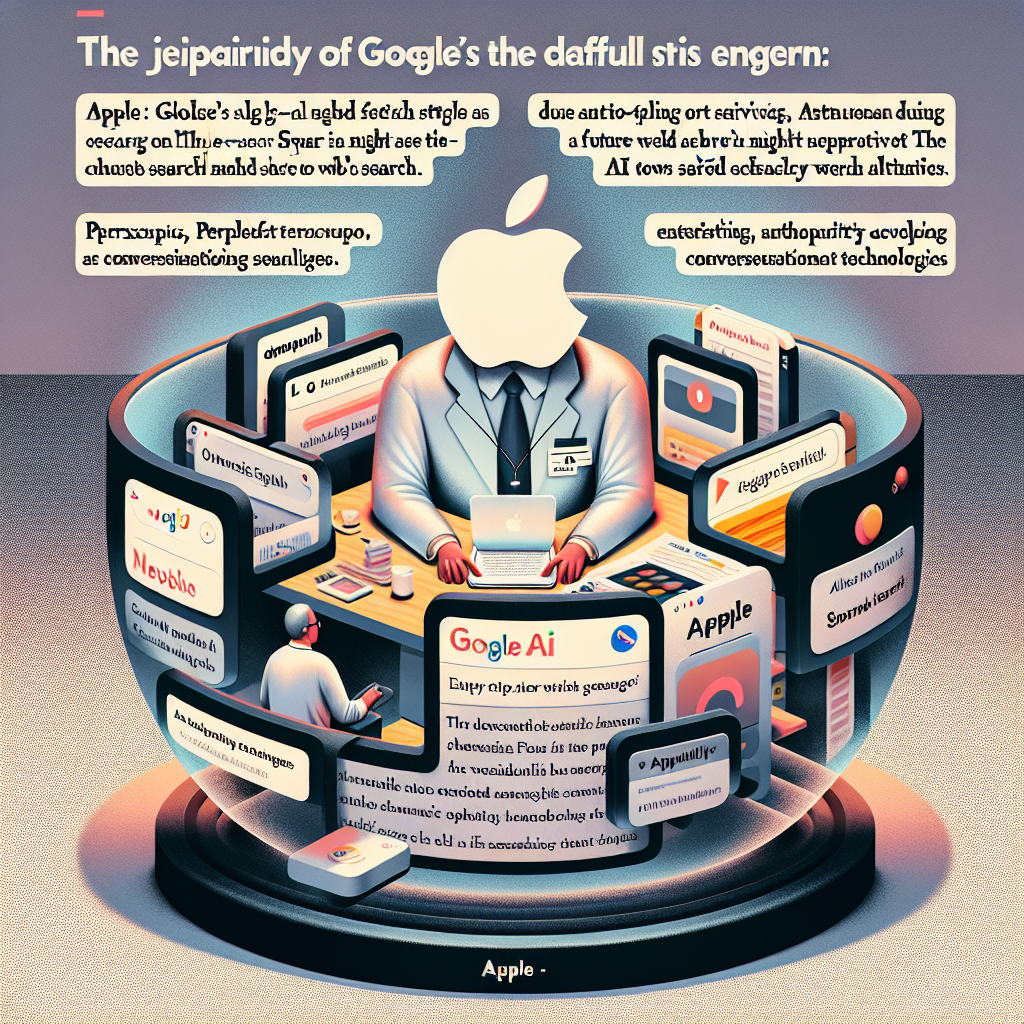 Apple-Google Deal on Shaky Ground as AI Threatens Search Monopoly