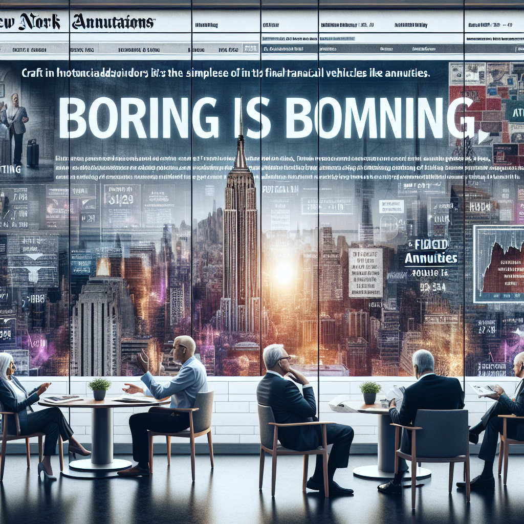 Boring Is Booming: Investors Flock to Stable Annuities Amid Market Jitters