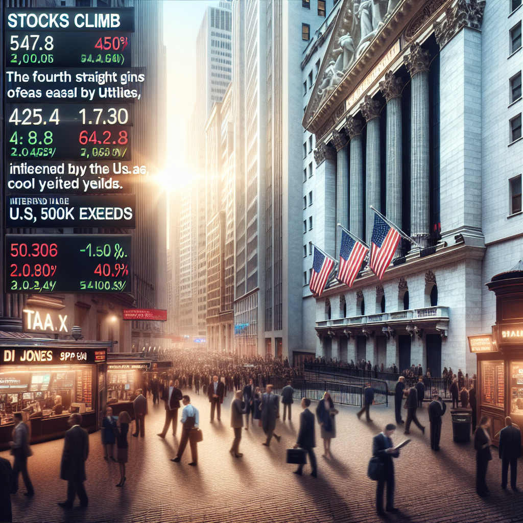 Stocks Climb on Trade Hopes and Cooling Yields