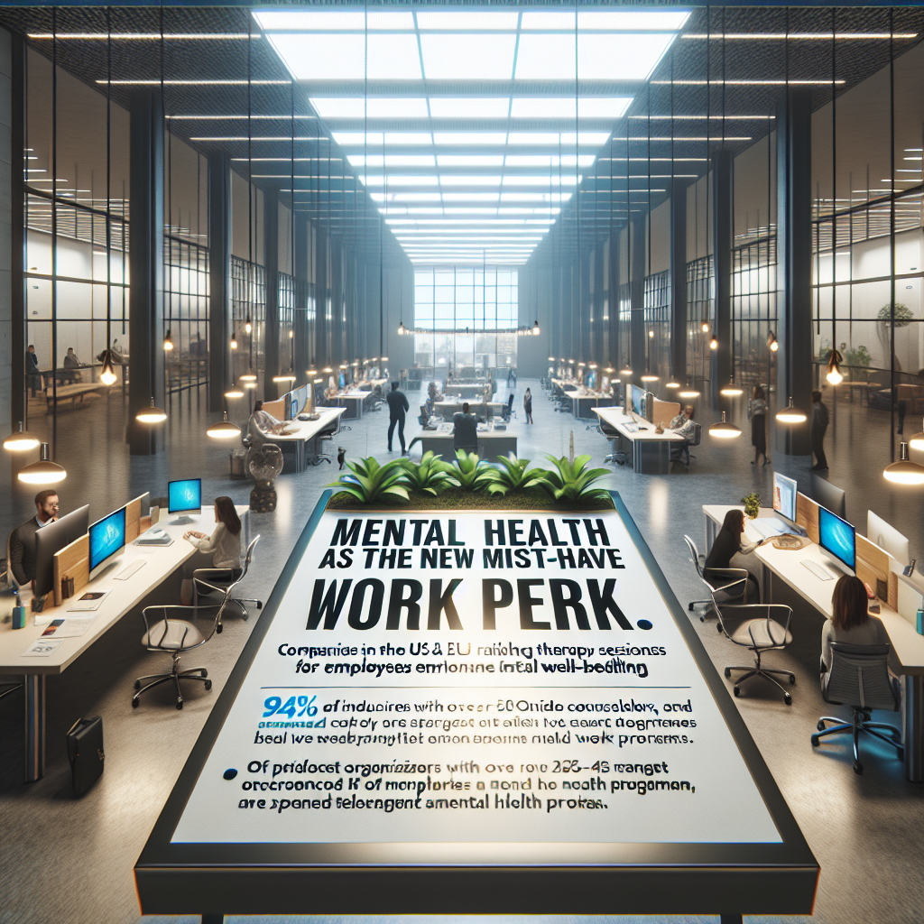 Mental Health as the New Must-Have Work Perk