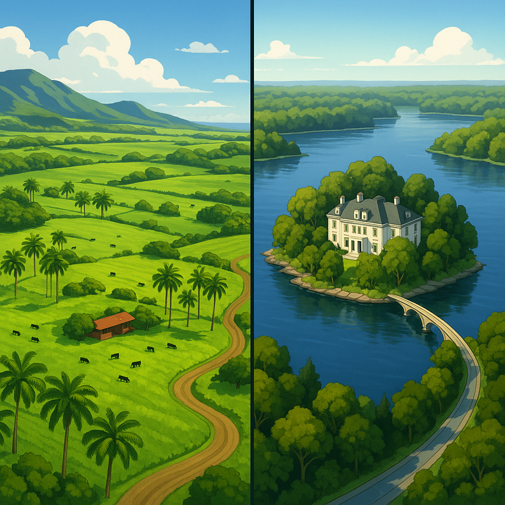 Which Pricey Retreat Costs More: Hawaiian Ranch or Connecticut Island?
