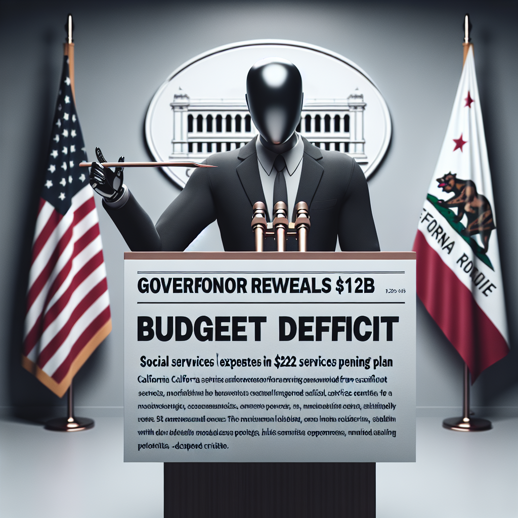 California Governor Reveals $12B Budget Deficit in $322B Spending Plan