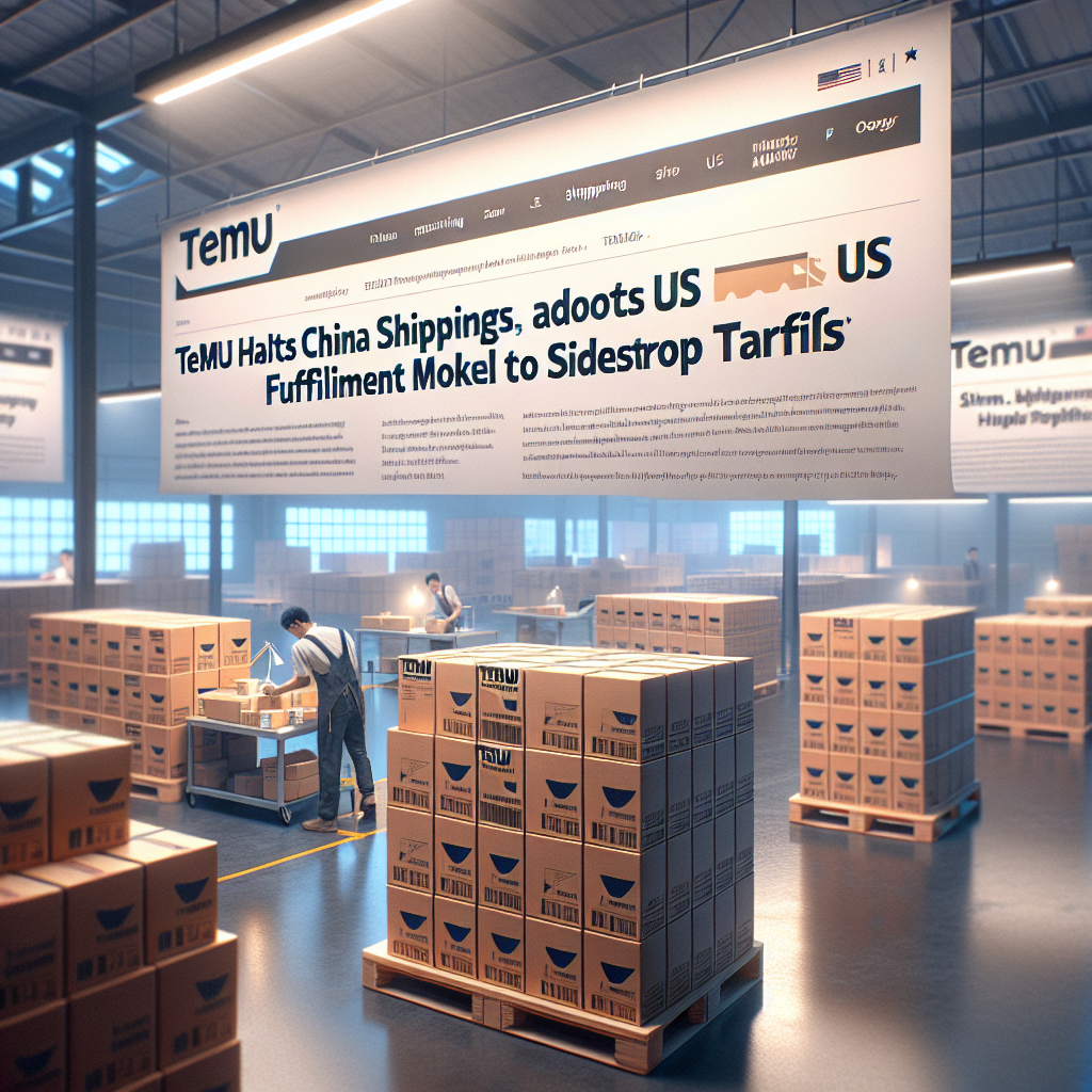 Temu Halts China Shipments, Adopts US Fulfillment Model to Sidestep Tariffs