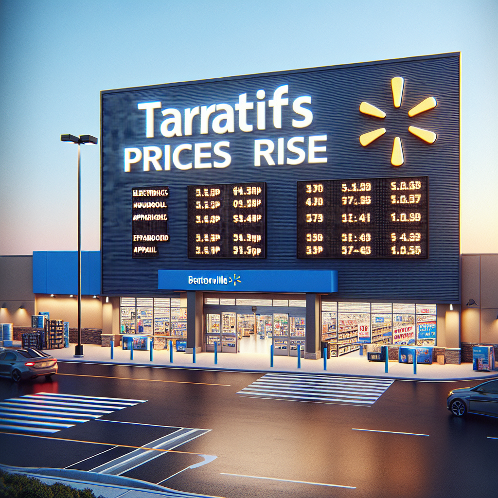 Walmart Warns Prices Will Rise Soon, Citing Tariff Pressures