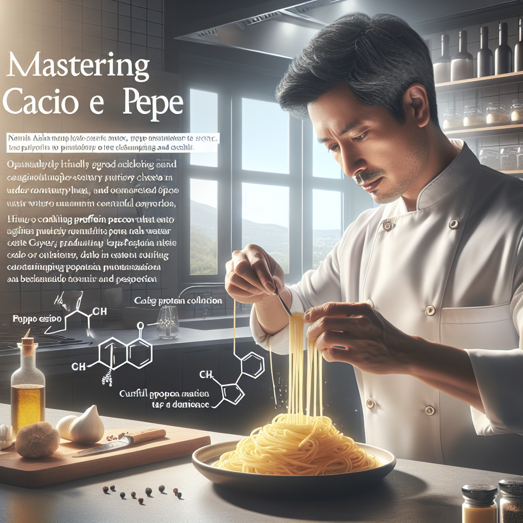 Mastering Perfect Cacio e Pepe: A Blend of Culinary Tradition and Science