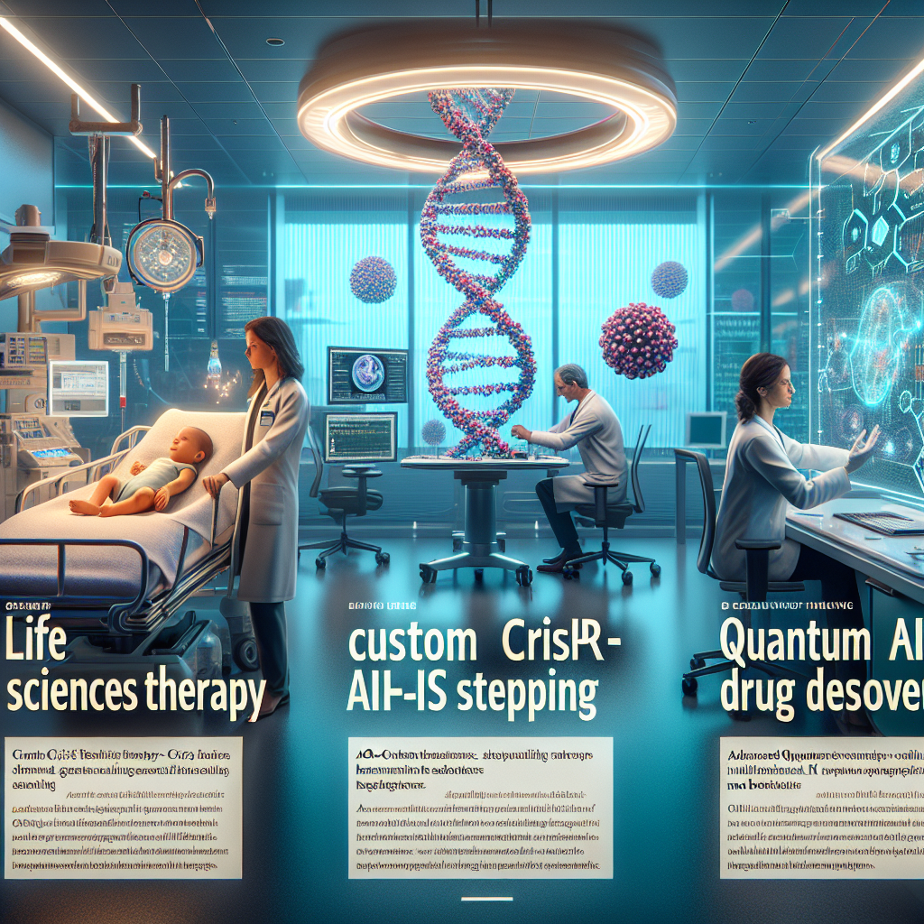 Life Sciences Roundup: Custom CRISPR Therapy, Novo Nordisk CEO Change, Quantum AI in Drug Discovery