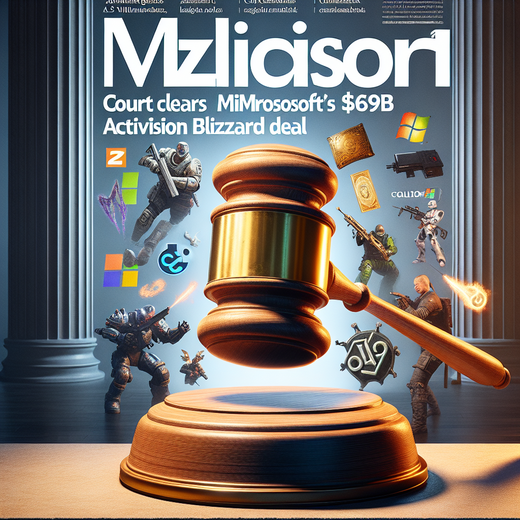 Court Clears Microsoft’s $69B Activision Blizzard Deal