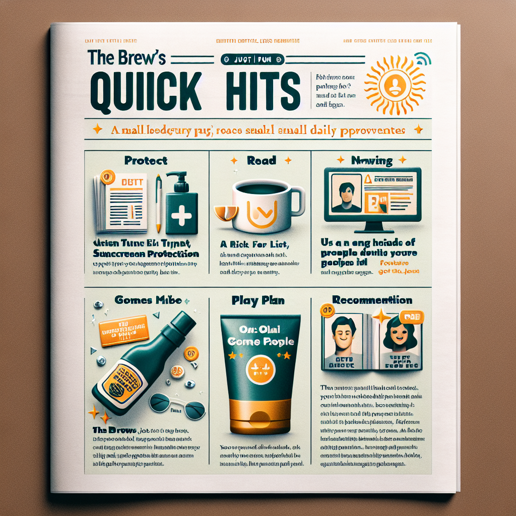 The Brew’s Quick Hits: Protect, Read, Play, Prank