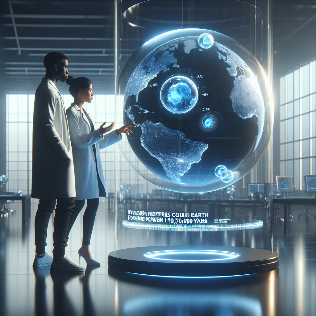 Hydrogen Reserves Could Power Earth for 170,000 Years