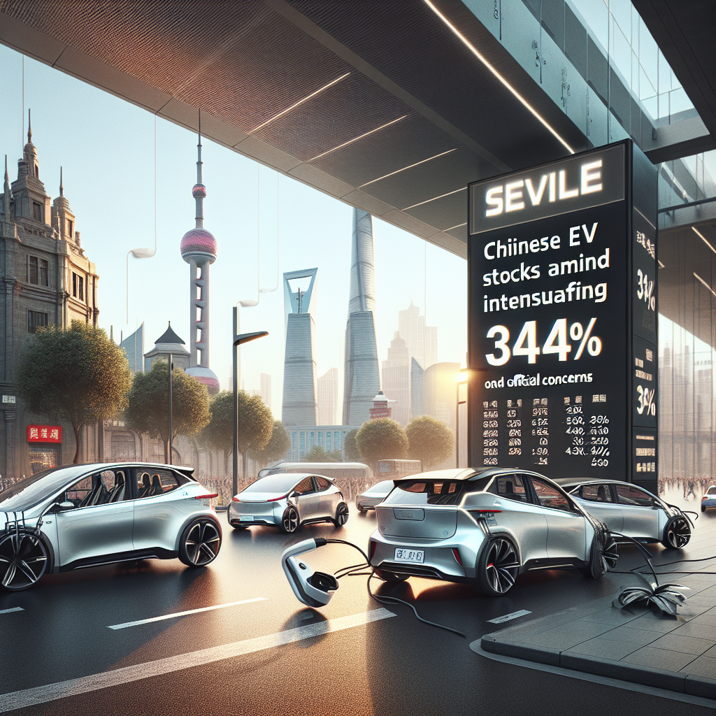 Chinese EV Stocks Tumble Amid Intensifying Price War and Official Concerns