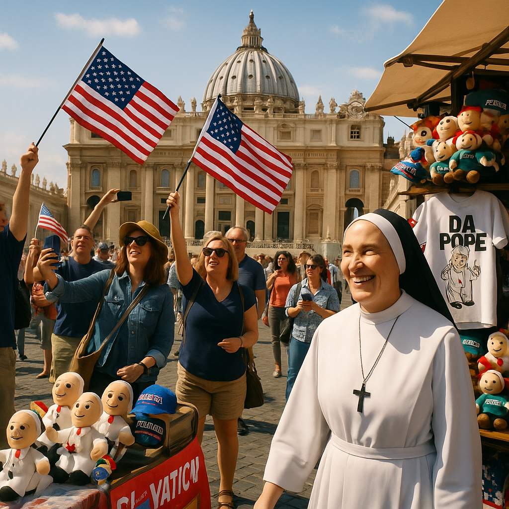 Americans are fueling a massive pope economy