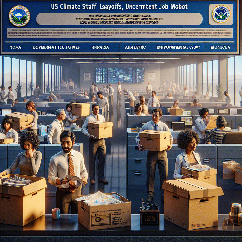US Climate Staff Face Layoffs, Uncertain Job Market