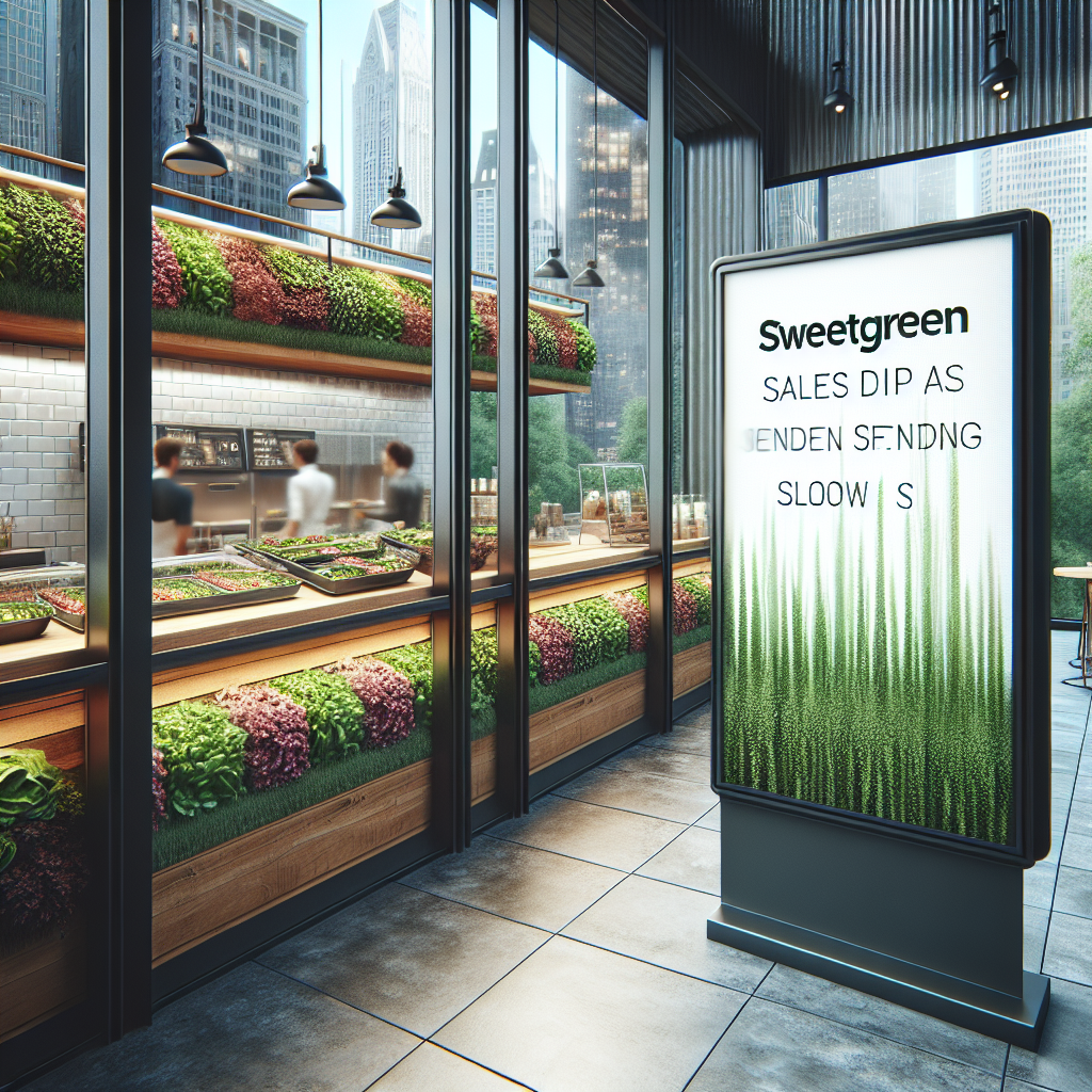 Sweetgreen Sales Dip as Consumer Spending Slows