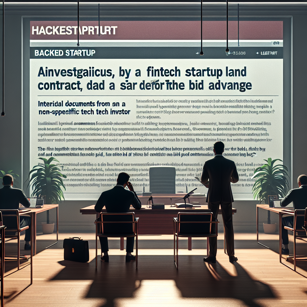 Federal Contract Probe Targets Alleged Favoritism for Thiel-Backed Startup