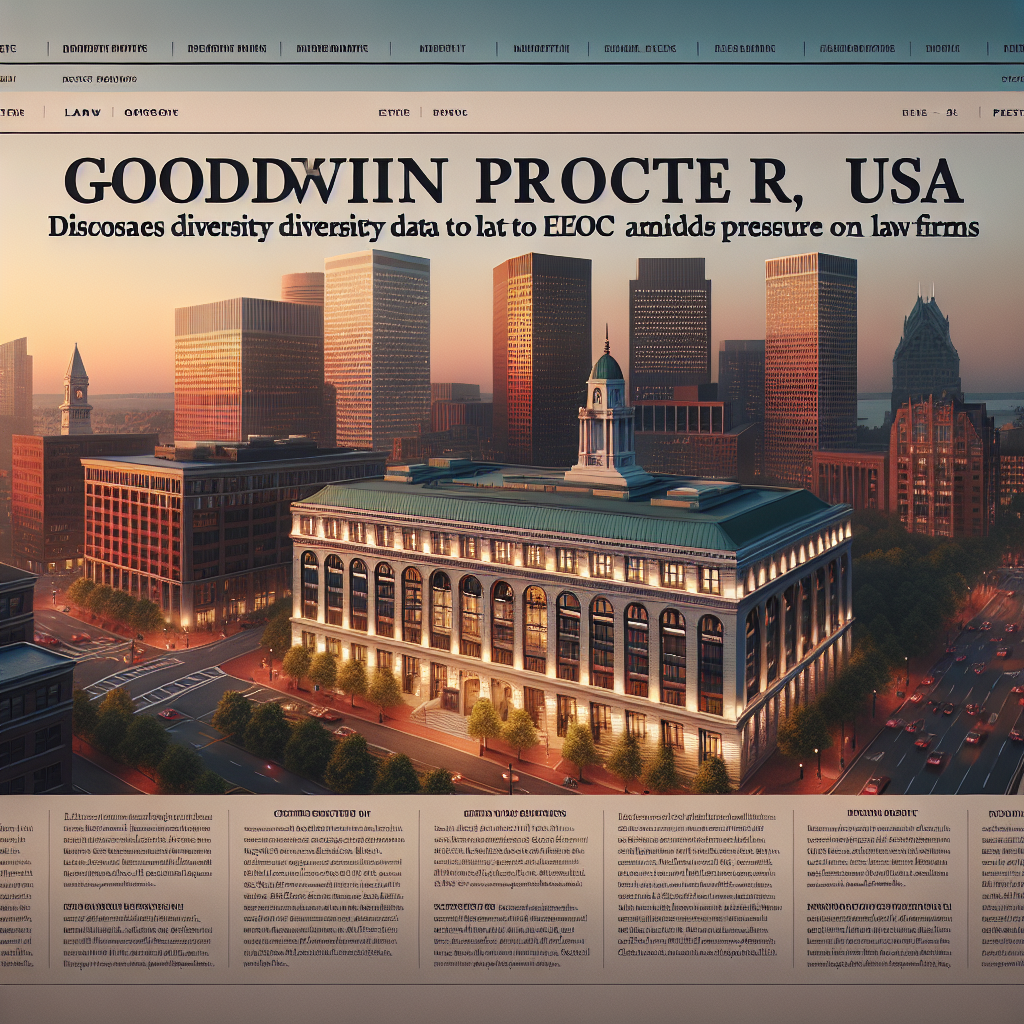 Goodwin Procter Discloses Diversity Data to EEOC Amidst Pressure on Law Firms