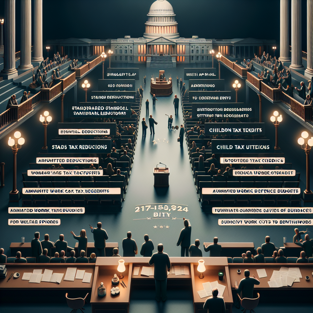House narrowly passes “Big Beautiful Bill” bridging tax cuts and spending expansions