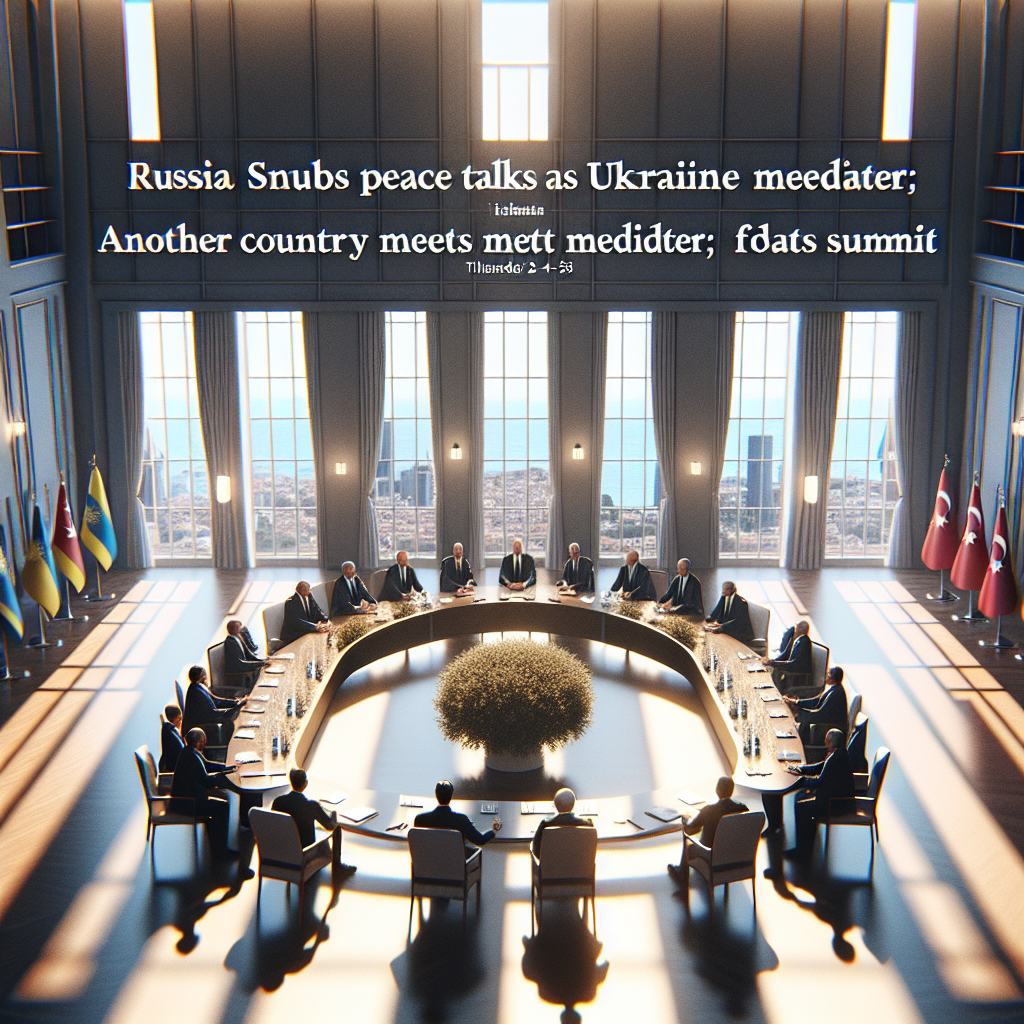 Russia Snubs Peace Talks as Ukraine Meets Erdogan; US Floats Summit