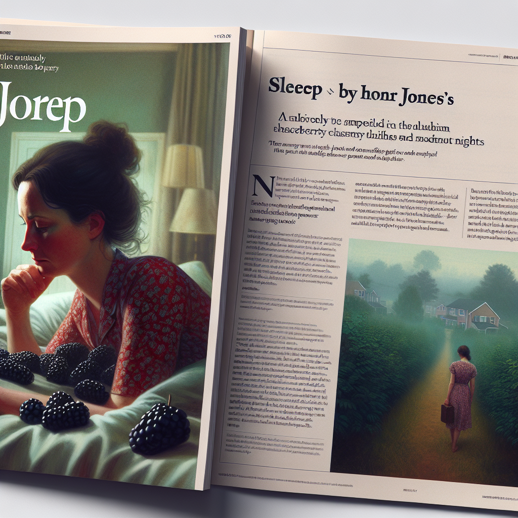 Sleep by Honor Jones explores family roots and adult reckoning