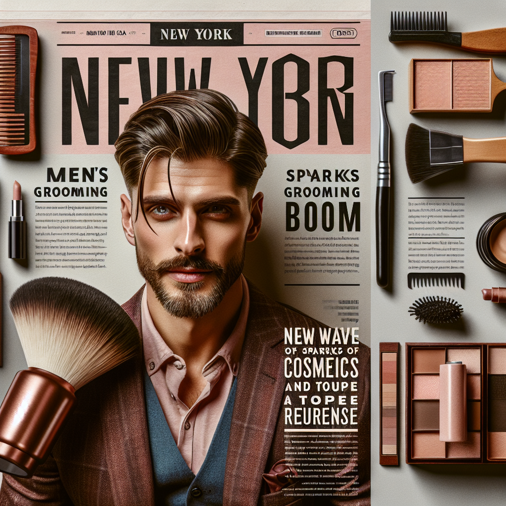 Men’s Grooming Boom Sparks New Wave of Cosmetics and Toupee Resurgence