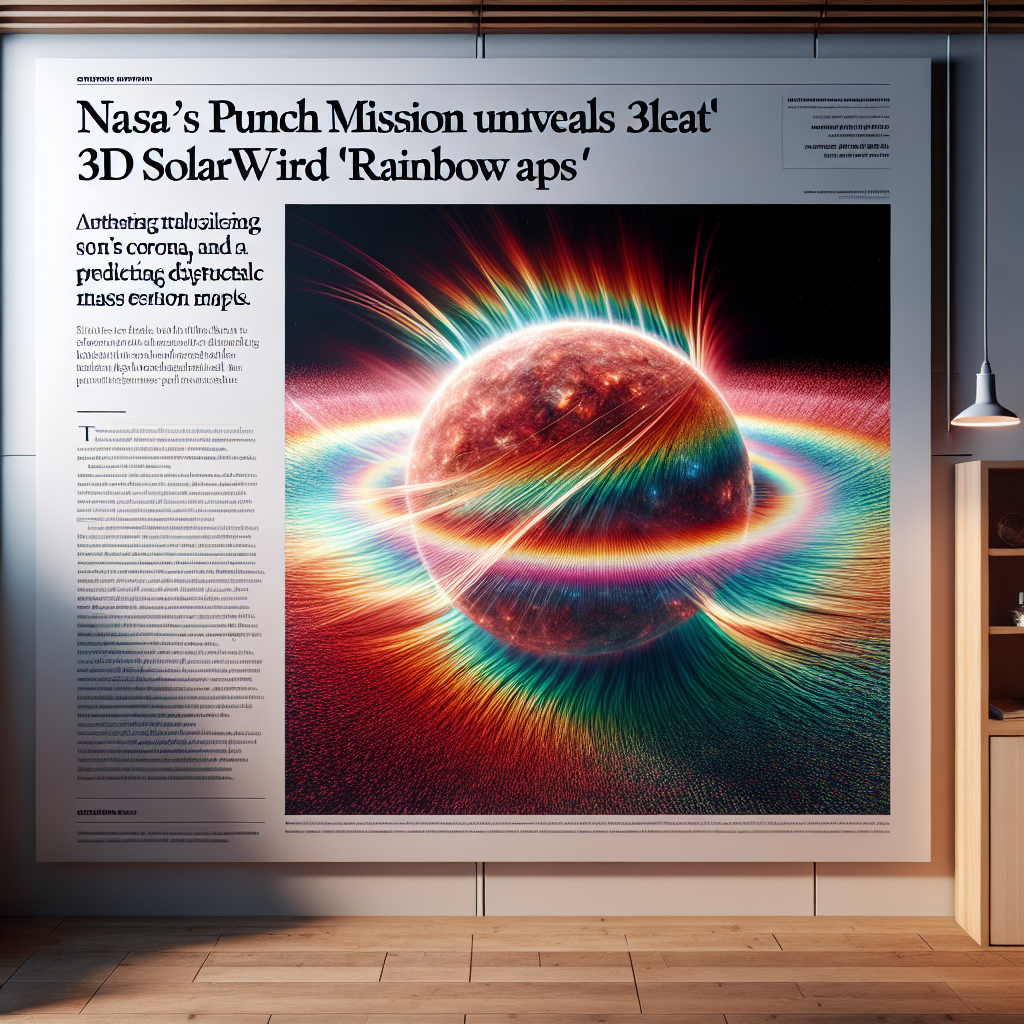 NASA’s PUNCH Mission Unveils 3D Solar Wind ‘Rainbow’ Maps