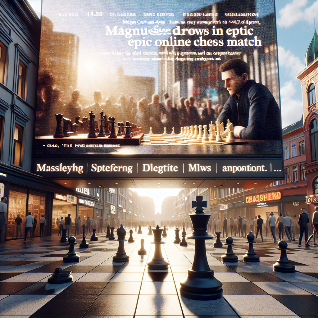 Magnus Carlsen Draws in Epic “World vs. Carlsen” Online Chess Match