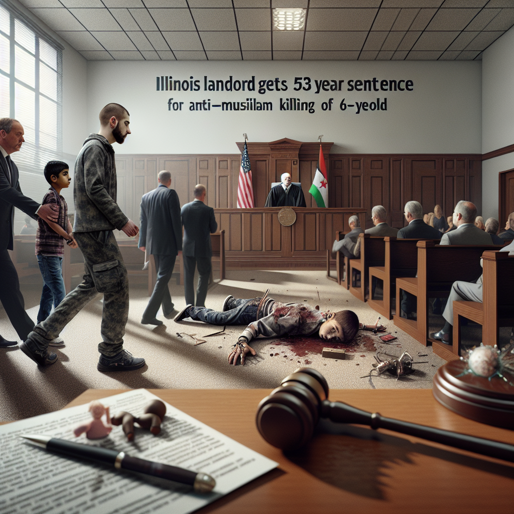Illinois Landlord Gets 53-Year Sentence for Anti-Muslim Killing of 6-Year-Old