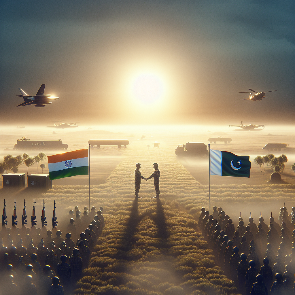 India and Pakistan Agree to Ceasefire Amid Heightened Tensions