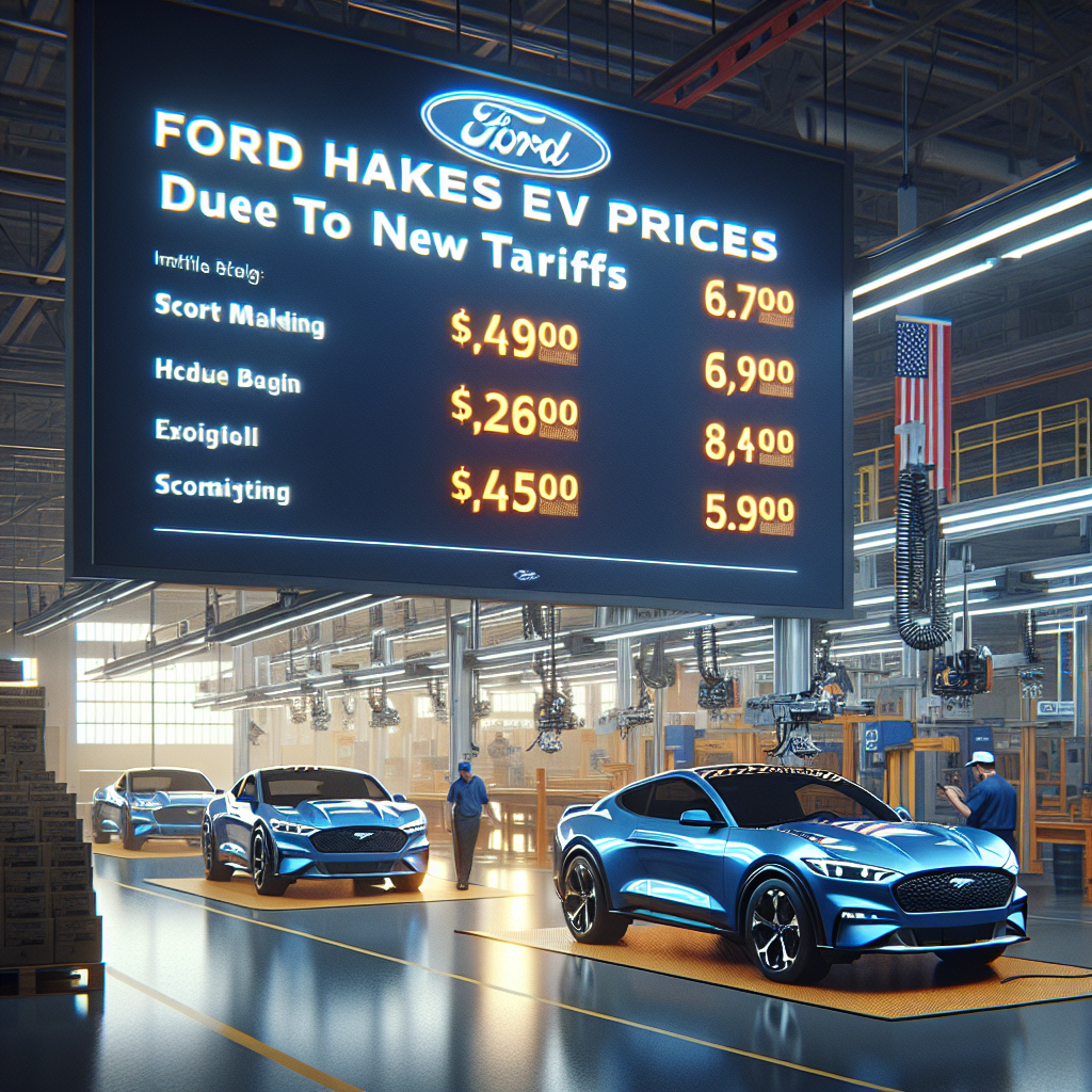 Ford Hikes EV Prices Over New Tariffs