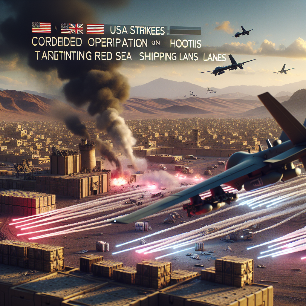 UK-US Strikes Target Houthi Drone Facilities in Yemen