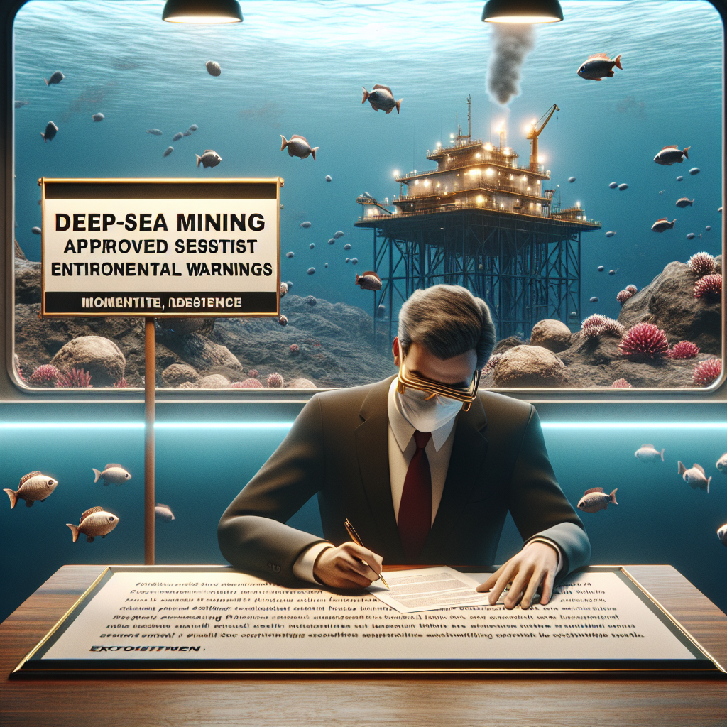 Deep-Sea Mining Approved Despite Environmental Warnings