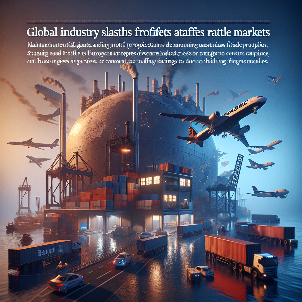 Global Industry Slashes Forecasts as Tariffs Rattle Markets