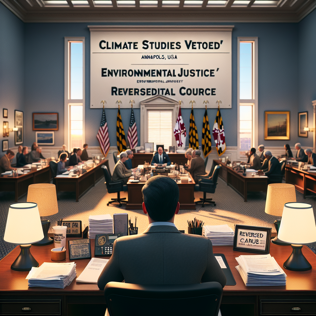 Maryland Governor vetoes key climate studies, reversing course on environmental justice commitments