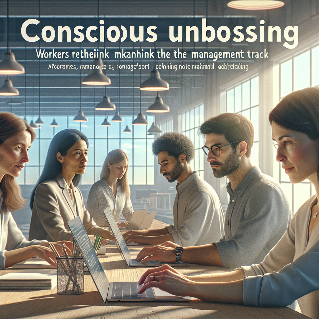 “Conscious Unbossing”: Workers Rethink the Management Track