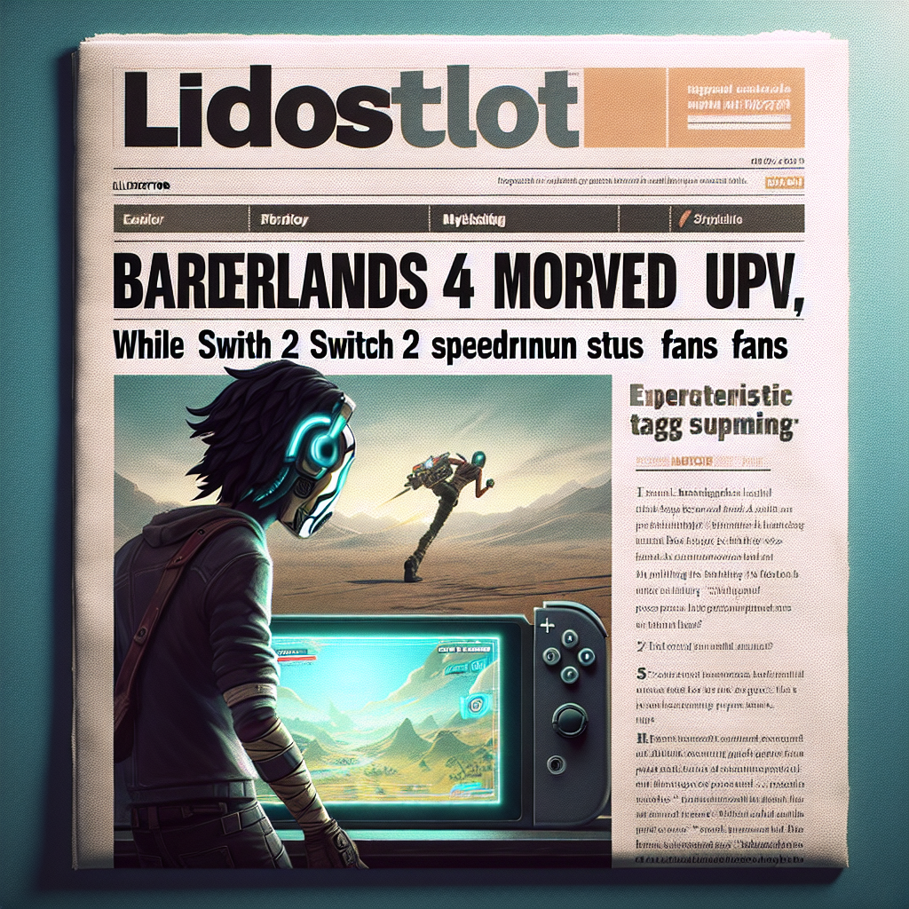 Borderlands 4 Launch Moved Up, While Switch 2 Speedrun Stuns Fans