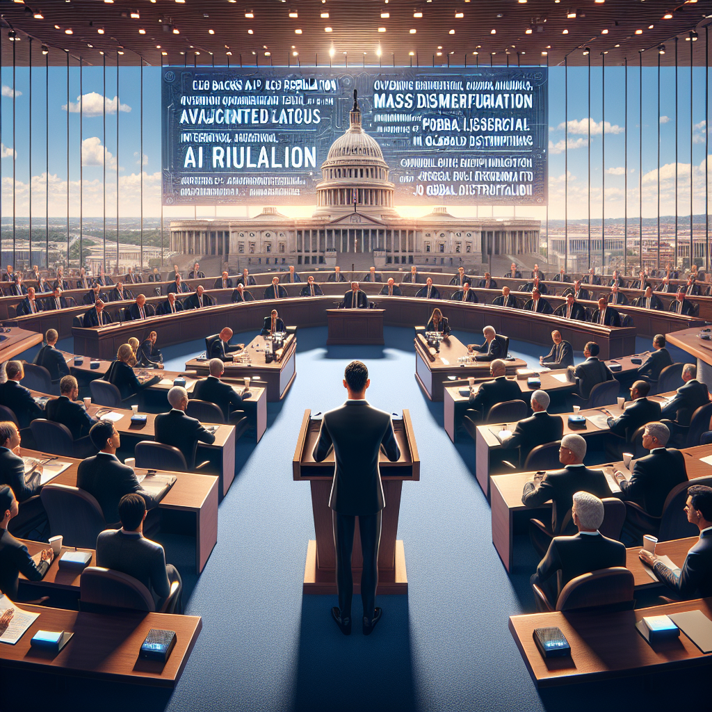 OpenAI CEO Sam Altman Backs AI Regulation in Landmark Senate Hearing